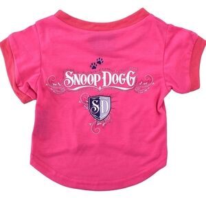 NWOT Deluxe "Snoop Dog" Pet T-Shirt, Boss Lady, pink, medium